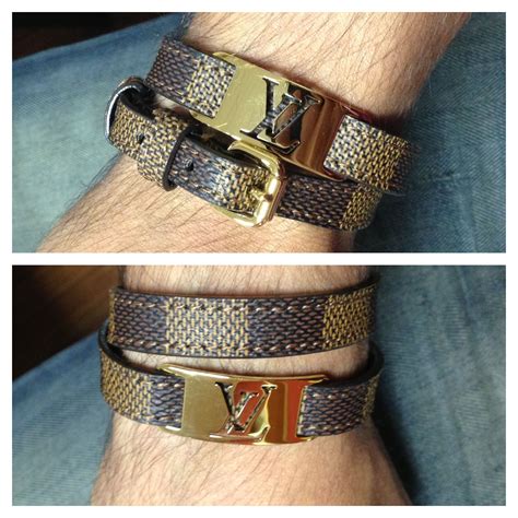 bracciale in pelle louis vuitton uomo|louis vuitton bracelets men.